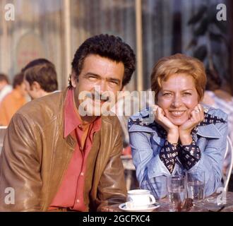 Rumänische Schauspieler Iurie Darie & Margareta Pogonat, ca. 1980 Stockfoto