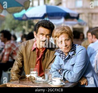 Rumänische Schauspieler Iurie Darie & Margareta Pogonat, ca. 1980 Stockfoto