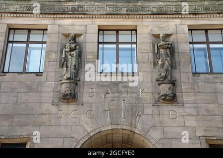 Bank of Scotland in der Sauchiehall Street in Glasgow Stockfoto