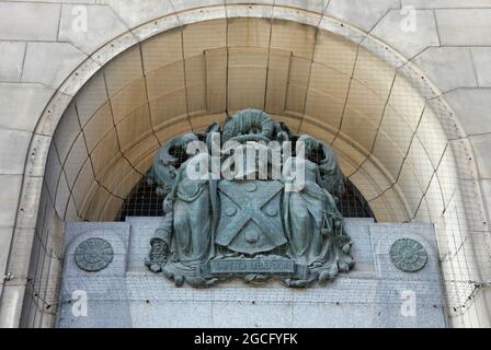 Bank of Scotland Building in der Sauchiehall Street in Glasgow Stockfoto