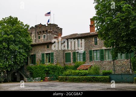 Frankreich, Haute Loire, Departement, Chevaniac, Chateau Chevaniac-Lafayette, Stockfoto