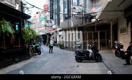 Sanam Pao Phaya Thai Ratchathewi Nachbarschaft BangkokThailand Stockfoto