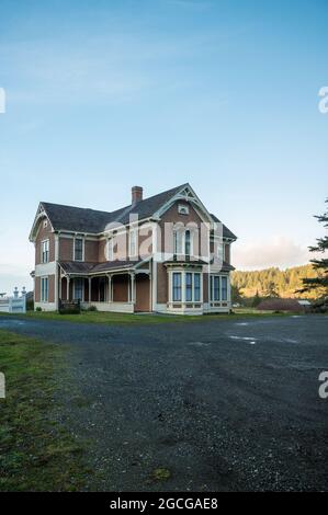 Historisches Hughes House in Cape Blanco State Park, Oregon Stockfoto