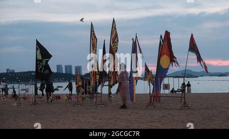 Pattaya Kite on the Beach 2021 Beach Road Thailand Stockfoto