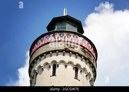 Schöner Leuchtturm in Lindau Bodensee, Deutschland Stockfoto