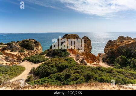 Geographie/Reisen, Portugal, Algarve, Lagos, ZUR GRUSSKARTE/POSTKARTENVERWENDUNG IN KEIMREDE.C ES KÖNNEN BESTIMMTE EINSCHRÄNKUNGEN GELTEN Stockfoto