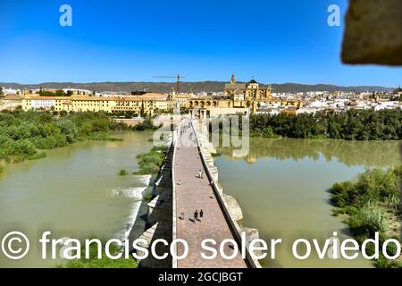 cordoba andalucia España ñuente ronana 2021 Stockfoto