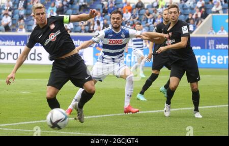 Duisburg, Deutschland. 08. August 2021. firo: 08.08.2021, Fuvuball, 3. Bundesliga, Saison 2021/2022, MSV Duisburg - TSV Havelse Duels, Orhan Ademi Credit: dpa/Alamy Live News Stockfoto