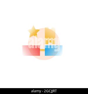 Kino. Vektorsymbol im Verlaufsstil. Bearbeitbare Illustration Stock Vektor