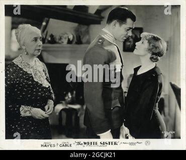 CLARK GABLE und HELEN HAYES in DER WEISSEN SCHWESTER 1933 Regisseur VICTOR FLEMING Roman Francis Marion Crawford Drehbuch Donald Ogden Stewart Kunstregie Cedric Gibbons Kostümdesign Gilbert Adrian Metro Goldwyn Mayer Stockfoto