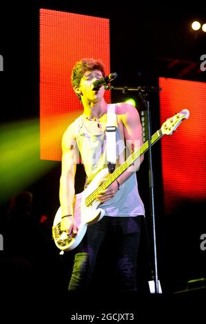 The Vamps beim Big Gig Girl Guide Konzert in der Sheffield Arena Stockfoto