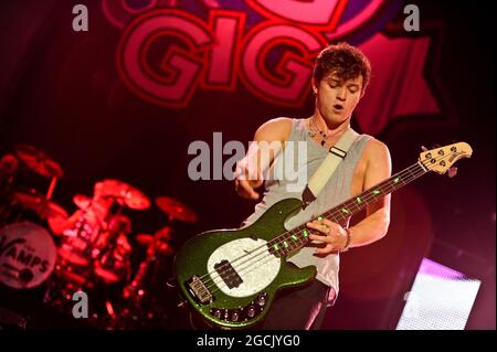 The Vamps beim Big Gig Girl Guide Konzert in der Sheffield Arena Stockfoto