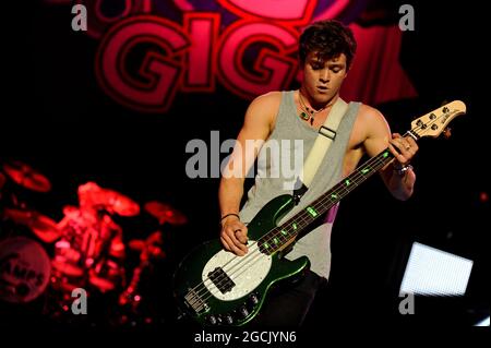 The Vamps beim Big Gig Girl Guide Konzert in der Sheffield Arena Stockfoto