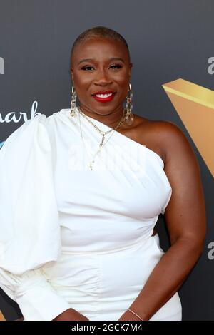 Marina Del Rey, USA. August 2021. Aisha Hinds bei den Erben des 4. Jährlichen Internationalen Frauenpreises von Afrika im Marriott Marina Del Rey am 8. August 2021 in Marina Del Rey, CA (Foto von Katrina Jordan/Sipa USA) Quelle: SIPA USA/Alamy Live News Stockfoto