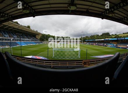 High Wycombe, Großbritannien. August 2021. Stadion-Vorspiel während des Sky Bet League 1-Spiels zwischen Wycombe Wanderers und Accrington Stanley im Adams Park, High Wycombe, England am 7. August 2021. Foto von Andy Rowland. Quelle: Prime Media Images/Alamy Live News Stockfoto