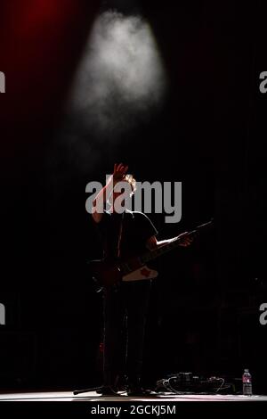 Lodovico 'Lodo' Guenzi de Lo Stato Sociale durante il Concerto alla Cavea dell'Auditorium Parco della Musica, 8. August 2021 Stockfoto