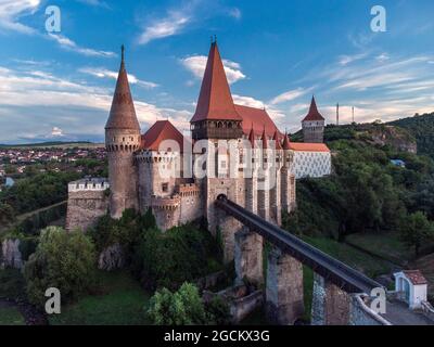 Rumänische Burg aus dem Mittelalter Stockfoto