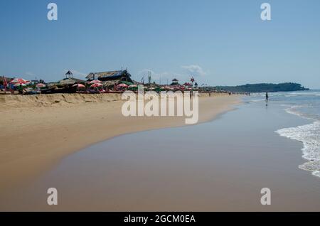 Goa, Indiens Strände und Küstenszenen. Stockfoto