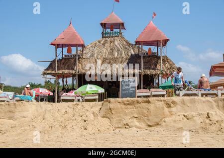 Goa, Indiens Strände und Küstenszenen. Stockfoto