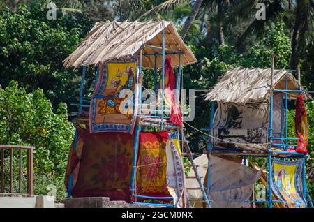 Goa, Indiens Strände und Küstenszenen. Stockfoto