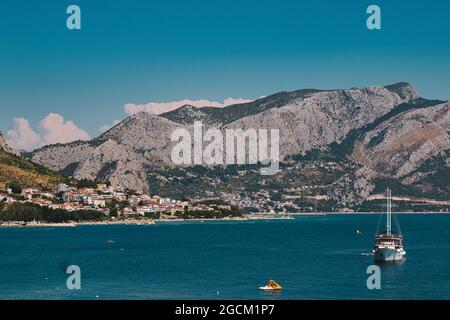 Kroatien Küste Luftstrände blaues Wasser Natur sauber sonnigen Urlaub Stockfoto