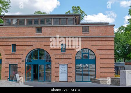 Szeged, Ungarn - 16. Juni 2021: Festung Szegedi Var Museum und Steinsammlung in Szeged, Ungarn. Stockfoto