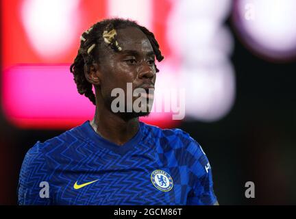 Bournemouth, Großbritannien. Juli 2021. Trevoh Chalobah von Chelsea während des 2021/22 Pre Season Freundschaftsspiel zwischen AFC Bournemouth und Chelsea im Goldsands Stadium, Bournemouth, England am 27. Juli 2021. Foto von Andy Rowland. Quelle: Prime Media Images/Alamy Live News Stockfoto