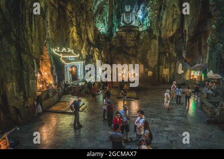 Huyen Khong Höhle mit Schreinen, Marmorbergen. Danang , Vietnam - 13. März 2020 Stockfoto