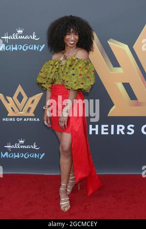 Marina Del Rey, CA. August 2021. Monique Coleman bei der Ankunft der Erben von Afrika 4th Annual International Women of Power Awards, Marina del Rey Marriott, Marina Del Rey, CA, 8. August 2021. Kredit: Priscilla Grant/Everett Collection/Alamy Live Nachrichten Stockfoto