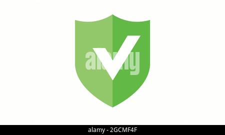 Symbol für Firewall, Schutz, Schutzschild. Vektor flach bearbeitbare Illustration auf weißem Hintergrund Stock Vektor