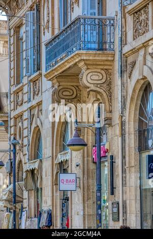 Verlassen Sie Gebäude in Limassol Zypern Stockfoto