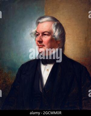 Millard Fillmore. Porträt des 13. US-Präsidenten Millard Fillmore (1800-1874) von George Peter Alexander Healy, Öl auf Leinwand, 1857 Stockfoto