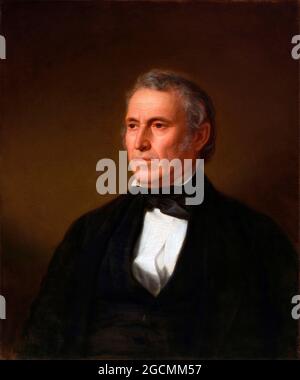 Zachary Taylor. Porträt des 12. US-Präsidenten Zachary Taylor (1784-1850) von John Vanderlyn, Öl auf Leinwand, c.. 1850-52 Stockfoto