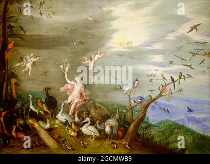Jan Van Kessel Kunstwerk mit dem Titel Air - 1647 Stockfoto