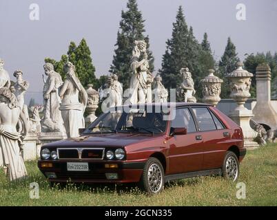 Lancia Delta HF Integrale 8V in Italien 1988 Stockfoto