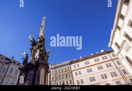 Säule der Heiligen Dreifaltigkeit, Prag, Tschechische Republik Stockfoto