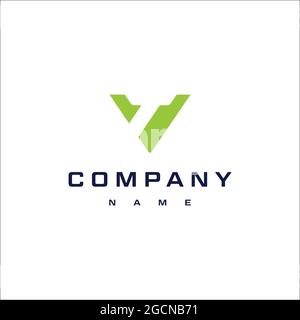 Logo Kombination Buchstabe V + T Stockfoto