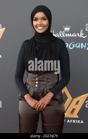 8. August 2021, Marina Del Rey, Kalifornien, USA: Somali-Modelin HALIMA ADEN bei den Erben der 4. Jährlichen Internationalen Frauenpower-Awards von Afrika im Marriott Marina Del Rey. (Bild: © Kay Blake/ZUMA Press Wire) Stockfoto