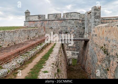 Schloss San Pedro De La Roca del Morro, Santiago De Cuba, Kuba Stockfoto