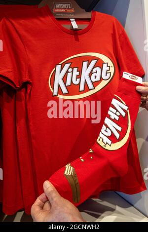 Hershey's Chocolate World Times Square, New York City, USA Stockfoto