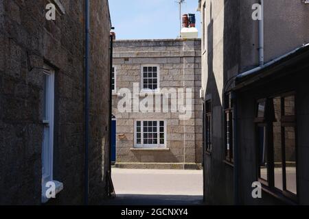 Hugh Street, Hugh Town, St. Mary's Island, Isles of Scilly, Cornwall, England, Großbritannien, Juli 2021 Stockfoto