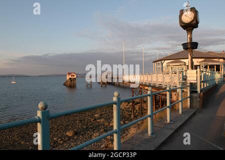 The Mumbles Pier, Swansea, Wales, Großbritannien Stockfoto