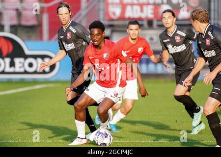 UTRECHT, NIEDERLANDE - 9. AUGUST: Albert Lottin vom Jong FC Utrecht während des niederländischen Keukenkampioendivisie-Spiels zwischen Jong FC Utrecht und MVV Maastricht am 9. August 2021 im Stadion Galgenwaard in Utrecht, Niederlande (Foto: Rene Nijhuis/Orange Picts) Stockfoto