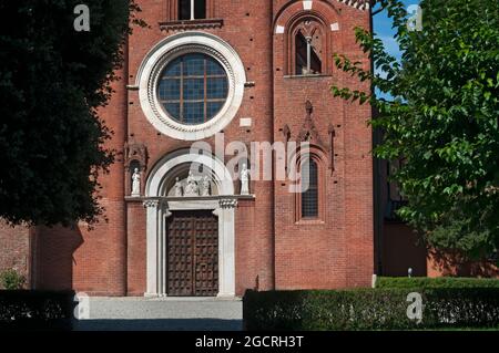 Italien, Lombardei, San Giuliano Milanese, Abtei Viboldone Stockfoto