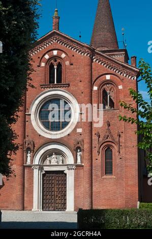 Italien, Lombardei, San Giuliano Milanese, Abtei Viboldone Stockfoto