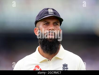 Aktenfoto vom 04-08-2019 von Englands Moeen Ali. Ausgabedatum: Dienstag, 10. August 2021. Stockfoto