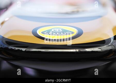 Details. Lotus E20 Launch, Jerez, Spanien. 6. Februar 2012. Stockfoto