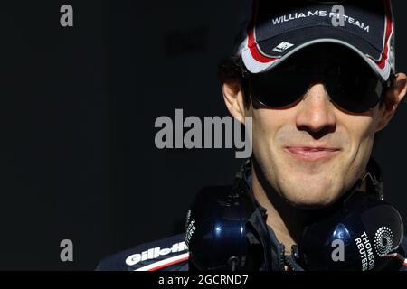 Bruno Senna (BRA) Williams F1 Team. Formel 1 Testing, Barcelona, Spanien. Februar 2012. Stockfoto