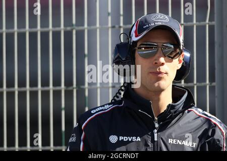 Bruno Senna (BRA) Williams F1 Team. Formel 1 Testing, Barcelona, Spanien. Februar 2012. Stockfoto