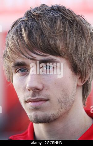 Charles Pic (FRA) Marussia F1 Team. Formel 1 Testing, Barcelona, Spanien. Februar 2012. Stockfoto